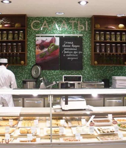 Торговое оборудование для кулинарии. Салаты