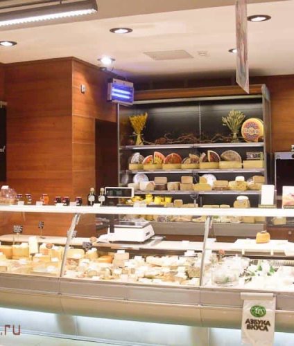 мебель для магазина сыр Азбука вкуса мебель для магазина сыр общий вид