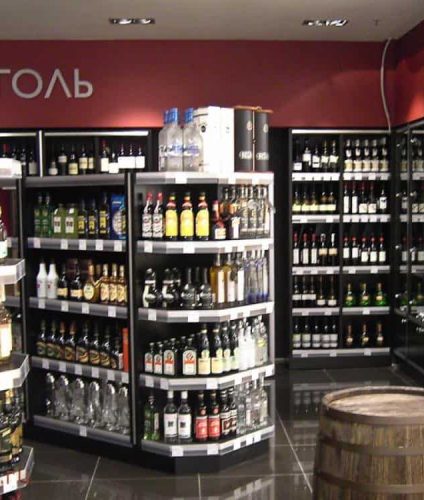 Торговое оборудование для алкогольной продукции
