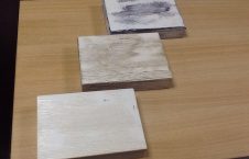 Образцы старения шпона дуба