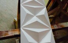 3D-панели под белым глянцем