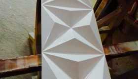 3D-панели под белым глянцем