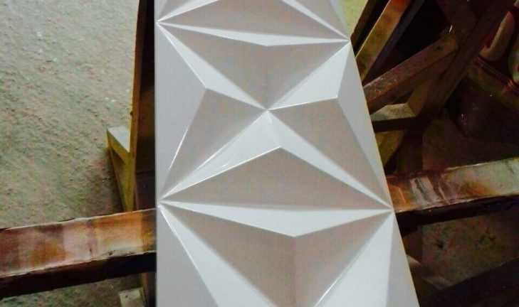 3D-панели под белым глянцем