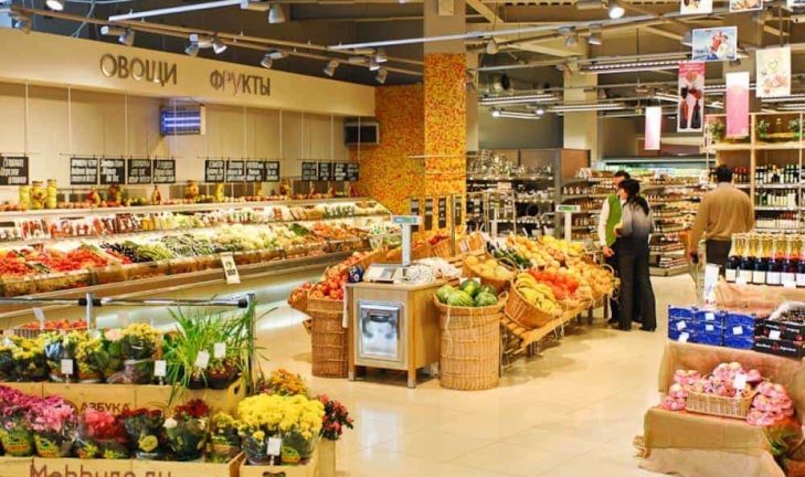Какие основные функциональные зоны супермаркета?